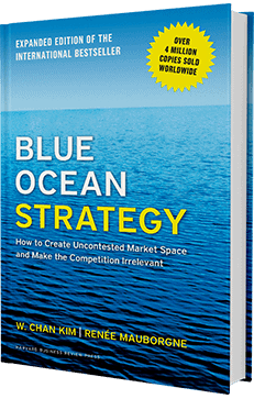 blue ocean strategy book cover