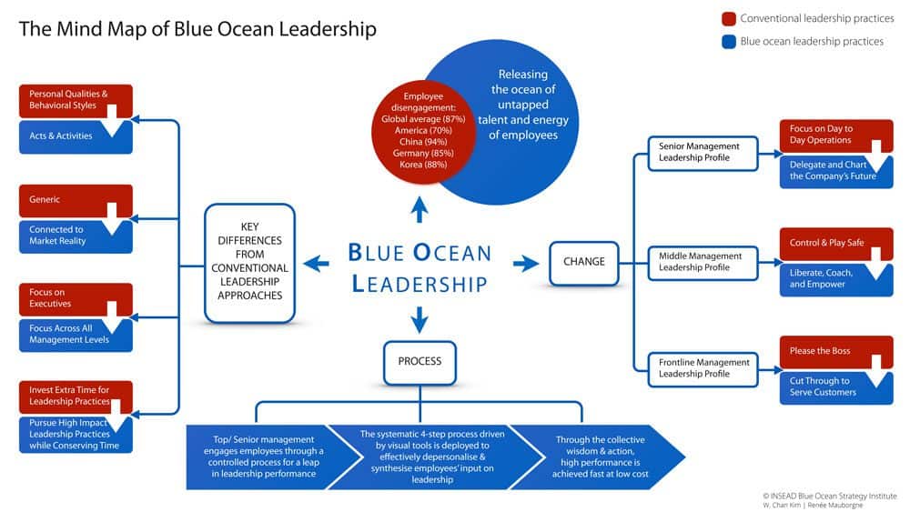 BLUE OCEAN LEADERSHIP MIND MAP