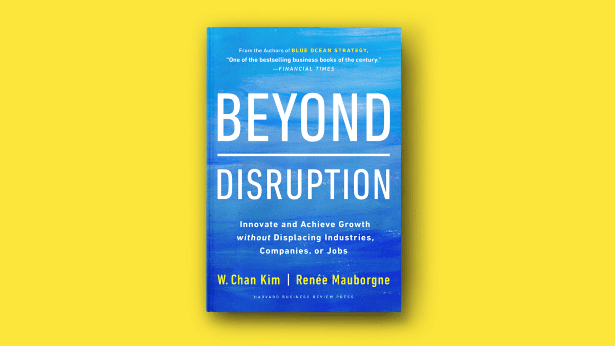 From Blue Ocean Strategy to Nondisruptive Creation
