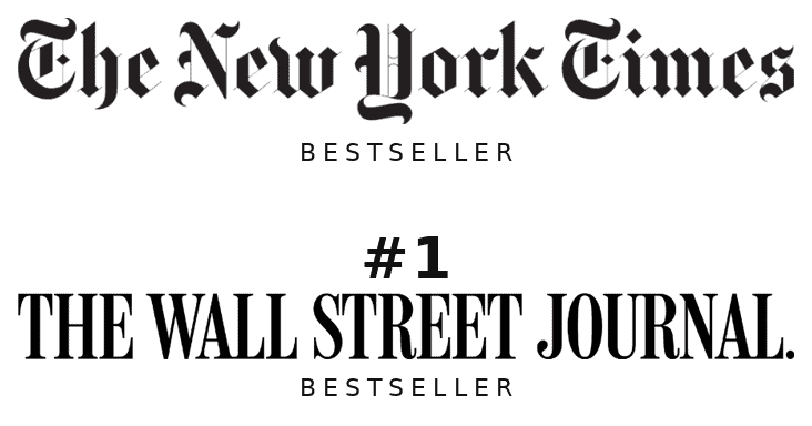 New York Times bestseller and #1 Wall Street Journal bestseller